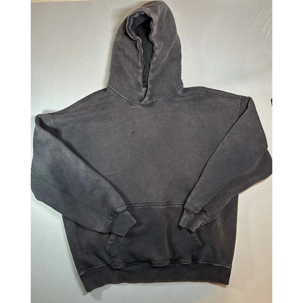 Abercrombie & Fitch Soft A&F Essentials Men's Black Pullover Hoodie Fleece M